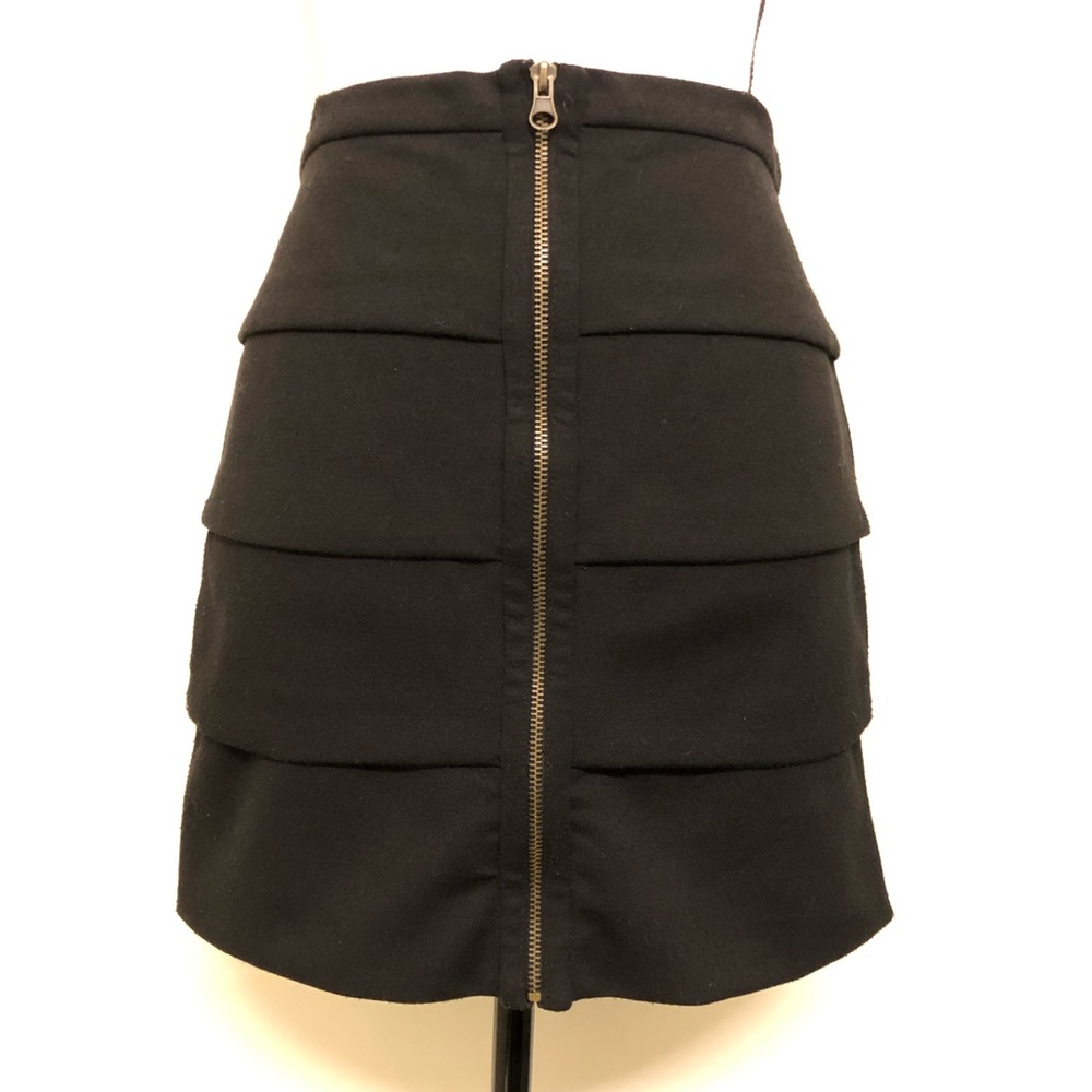 Jack by BB Dakota Zip Up Tiered Skirt